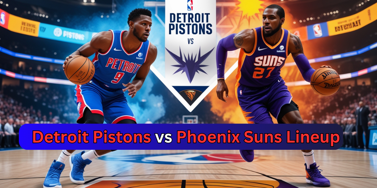 Detroit Pistons vs Phoenix Suns Lineup