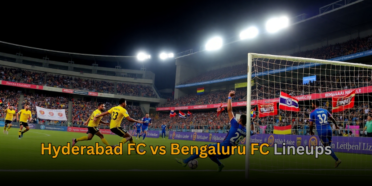 Hyderabad FC vs Bengaluru FC Lineups